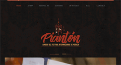 Desktop Screenshot of piantonfestival.com