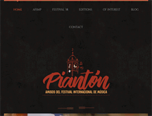 Tablet Screenshot of piantonfestival.com